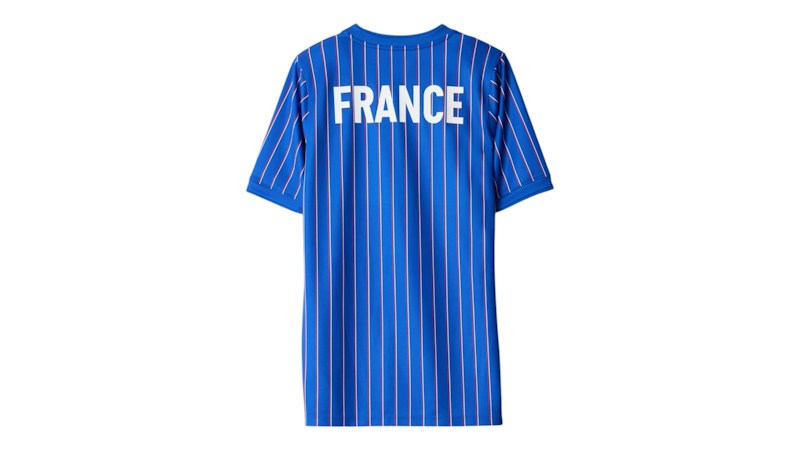 Nike x Jacquemus x France Pre Match Jersey Blue Stripe