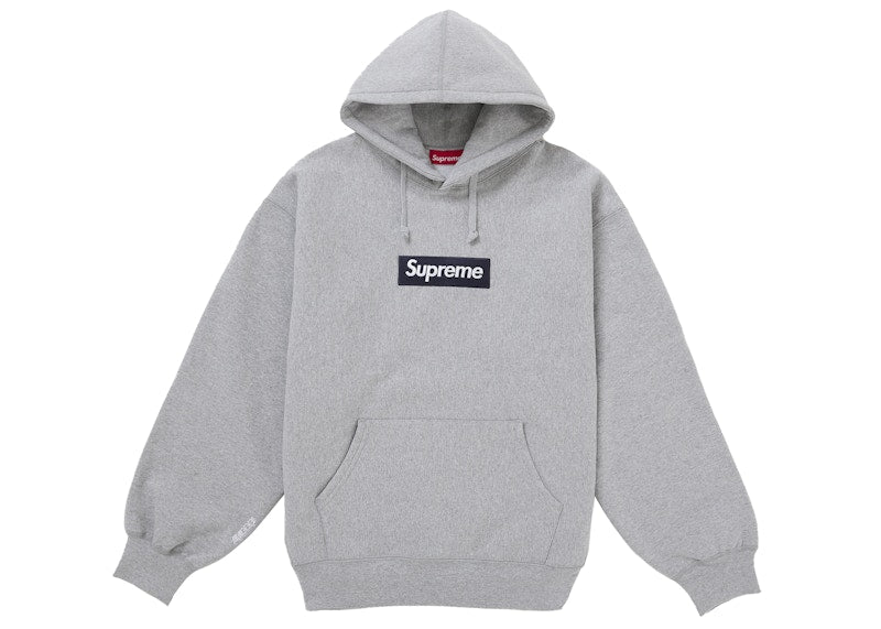 Supreme Box Logo Hooded Sweatshirt (FW25) Heather Grey