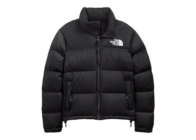 The North Face Womens 1996 Retro Nuptse 700 Fill Packable Jacket Recycled TNF Black