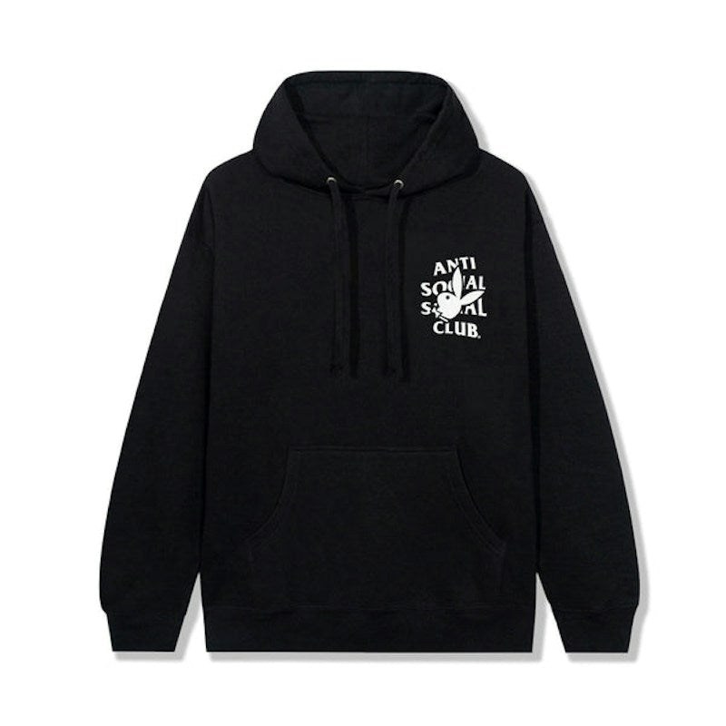 Anti Social Social Club Playboy Bunny Logo Hoodie Black