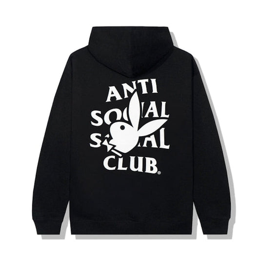 Anti Social Social Club Playboy Bunny Logo Hoodie Black