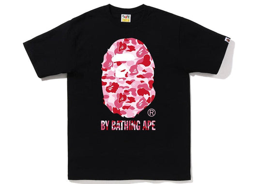 BAPE ABC Camo By Bathing Ape Tee Black/Pink