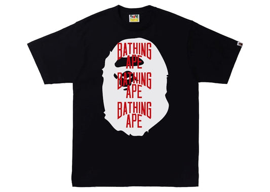 BAPE Ape Head Multi Print Tee (SS22) Black