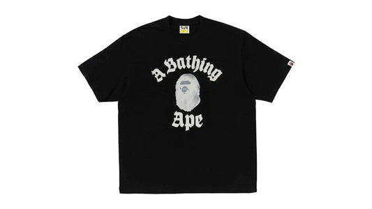 BAPE College Relaxed Fit II Tee Black