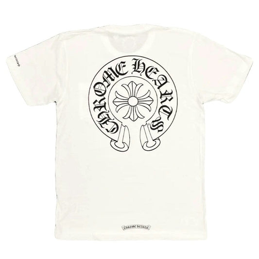 Chrome Hearts Horse Shoe Logo Pocket T-Shirt White