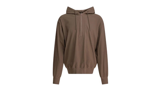Daiwa Pier 39 Half Zipper Hoodie Beige