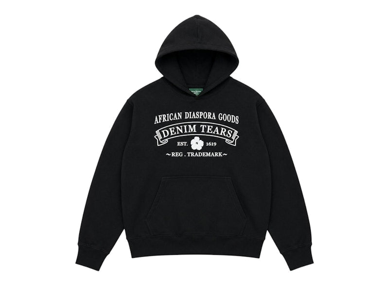 Denim Tears ADG Hoodie Black White