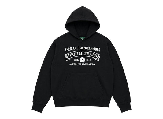Denim Tears ADG Hoodie Black White