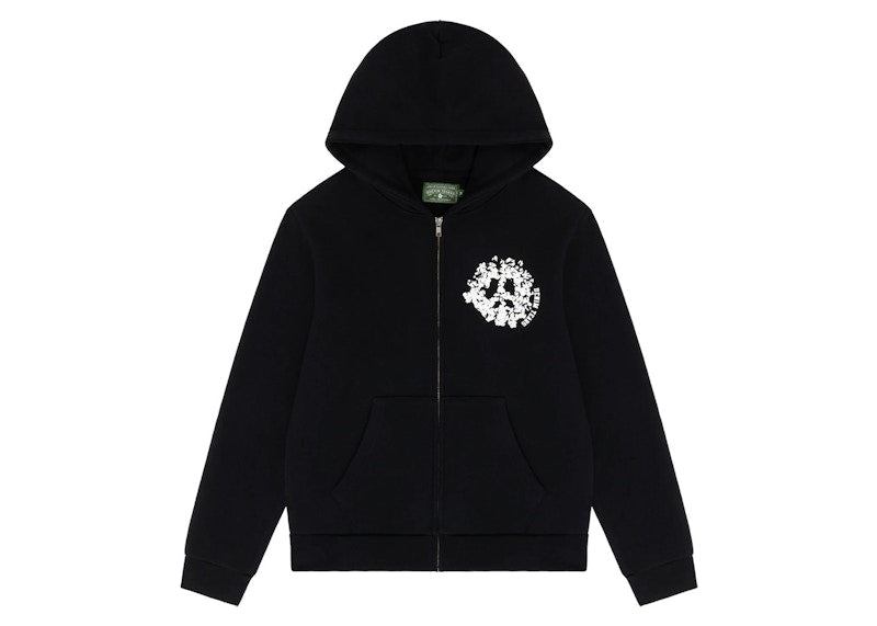 Denim Tears Denim University Zip Hoodie Black/White