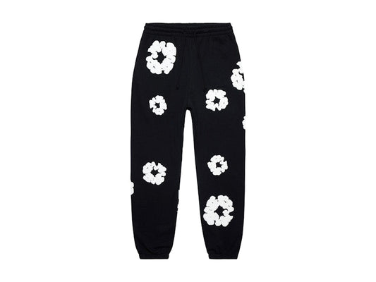 Denim Tears The Cotton Wreath Sweatpants Black
