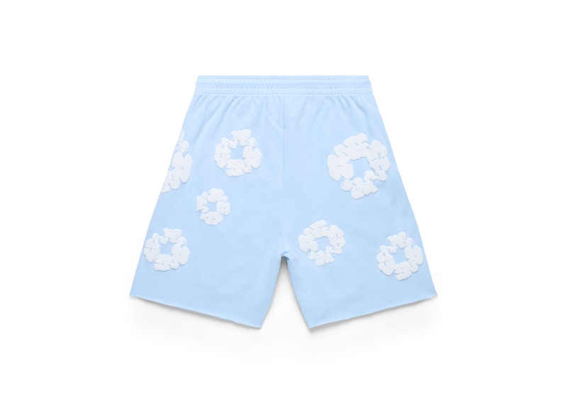 Denim Tears The Cotton Wreath Sweatshorts Powder Blue
