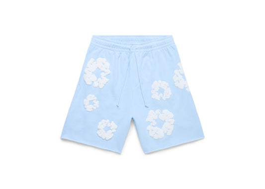 Denim Tears The Cotton Wreath Sweatshorts Powder Blue