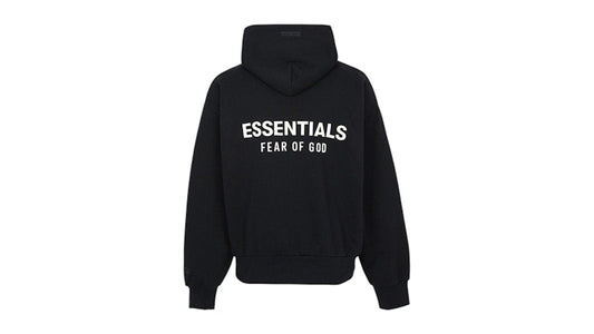 Fear of God Essentials Classic Fit Fleece Hoodie Black