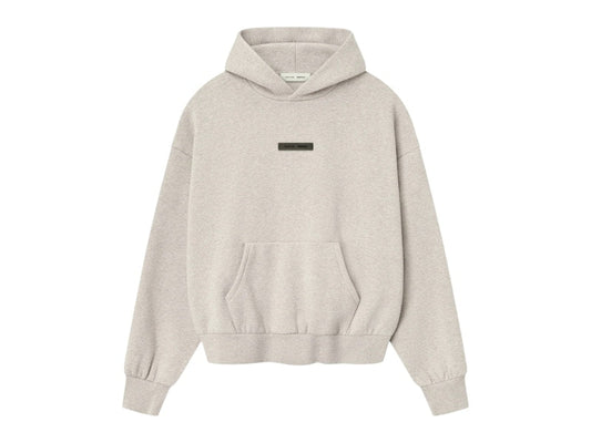 Fear of God Essentials Classic Fleece Hoodie Heather Stone