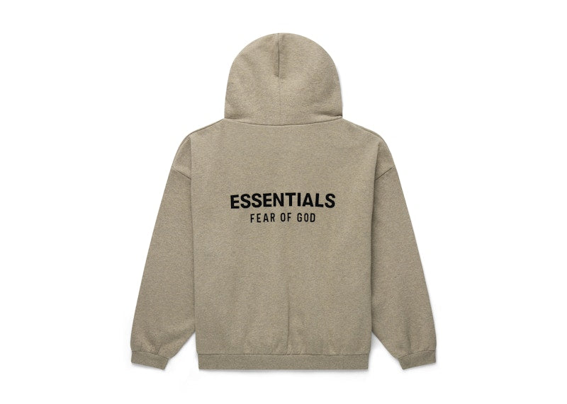 Fear of God Essentials Fleece Hoodie (FW24) Heather Gray