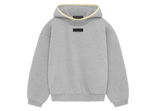 Fear of God Essentials Hoodie Light Heather Grey/Garden Yellow