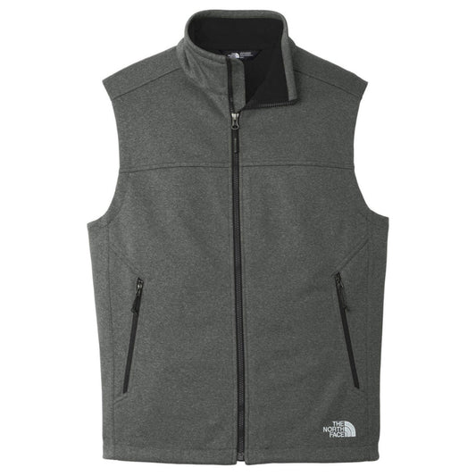 The North Face Men's Dark Grey Heather Ridgewall Softshell Vest