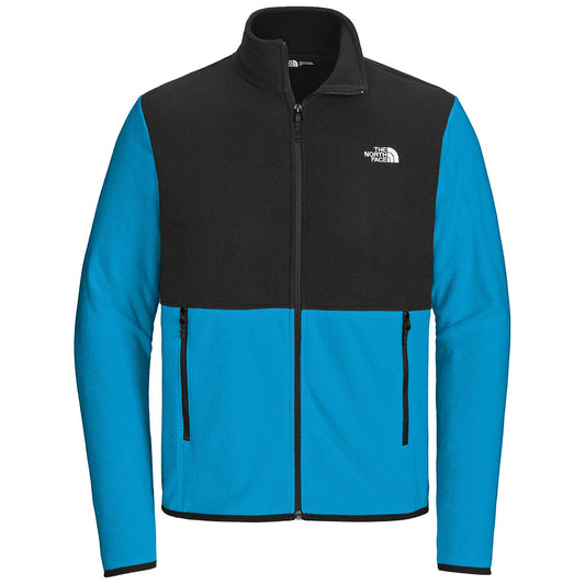 The North Face Men's Hero Blue/TNF Black Glacier Full-Zip Fleece Jacket