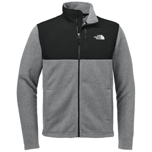 The North Face Men's TNF Medium Grey Heather/TNF Black Highest Peak Full-Zip Fleece Jacket