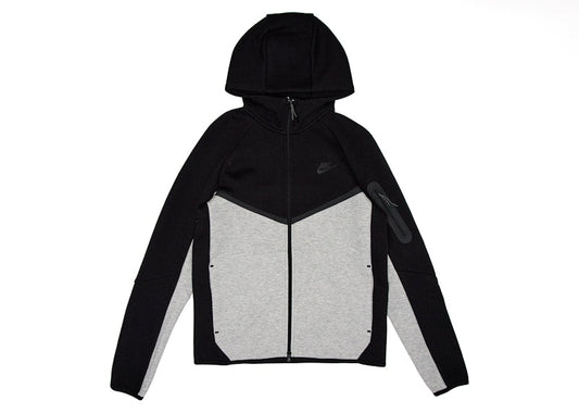 Nike Sportswear Tech Fleece Windrunner Hoodie Black/Dark Grey Heather/Black