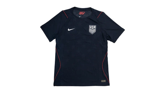 Nike USMNT 2026/27 Aero-Fit Match Away Soccer Authentic Jersey Dark Obsidian/Pure Platinum