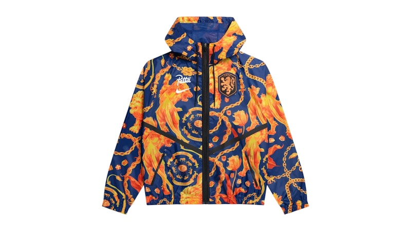 Nike x Patta KNVB Anthem Jacket Orange/Navy