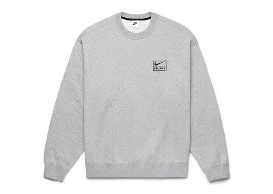 Nike x Stussy Crew Fleece Grey