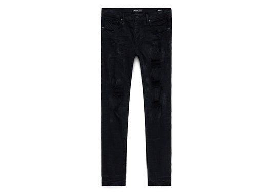 Purple Brand Black Oil Spill Jean Black