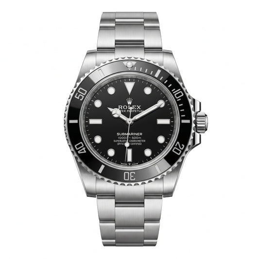 Rolex Submariner 124060 No Watch - Date Oystersteel "Black"