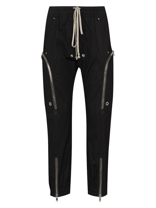Rick Owens Fogachine Bauhaus Cargo Trousers Black