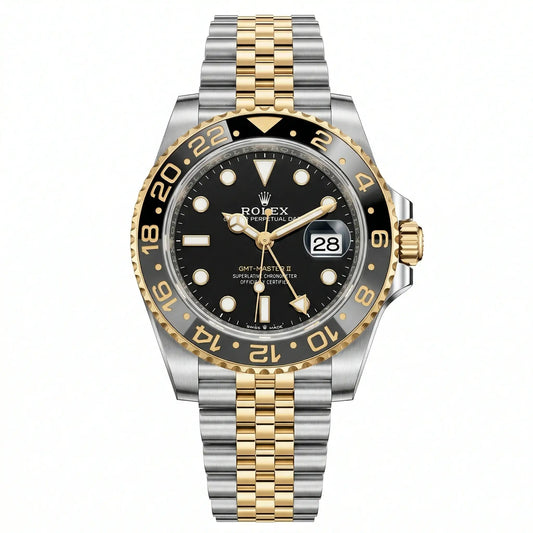Rolex GMT Watch - Master II 126713GRNR Oystersteel & Yellow Gold