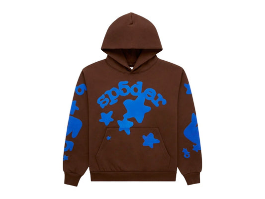 Sp5der Beluga Hoodie Brown