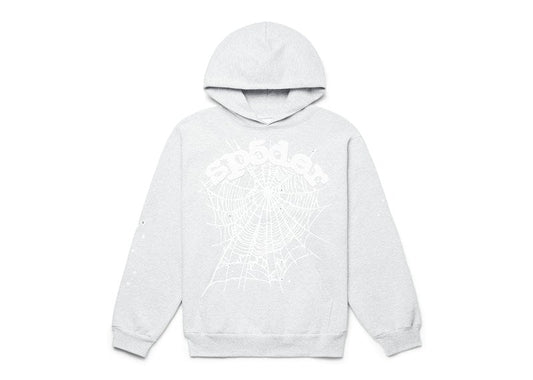 Sp5der OG Web Hoodie Heather Grey