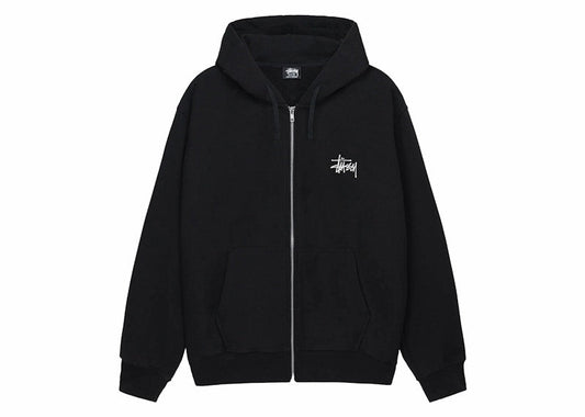 Stussy Basic Stussy Zip Hoodie Black
