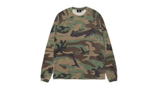 Stussy Basic Thermal Woodland Camo