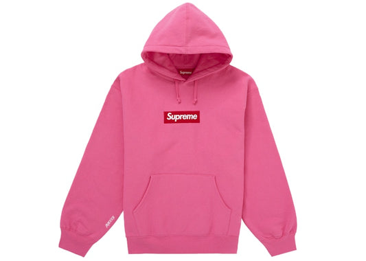 Supreme Box Logo Hooded Sweatshirt (FW25) Magenta