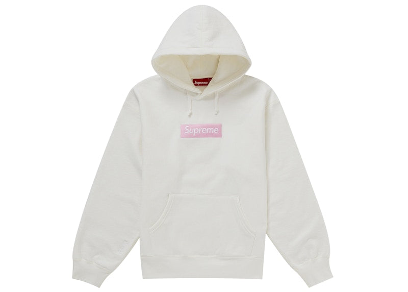 Supreme Box Logo Hooded Sweatshirt (FW25) White