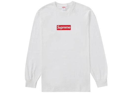Supreme Box Logo L/S Tee White
