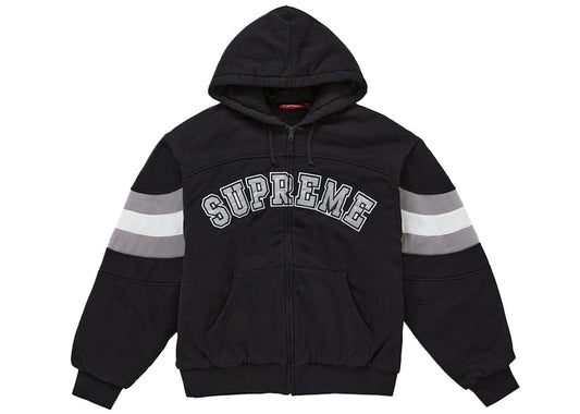 Supreme Filled Zip Up Hooded Sweatshirt Black