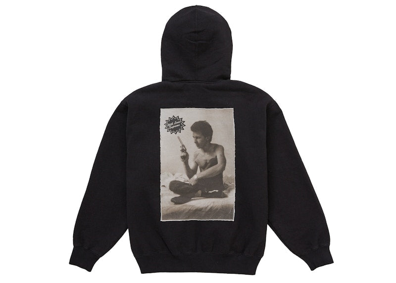 Supreme Larry Clark Zip Up Hooded Sweatshirt Black