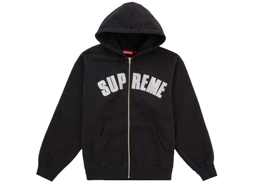 Supreme Larry Clark Zip Up Hooded Sweatshirt Black