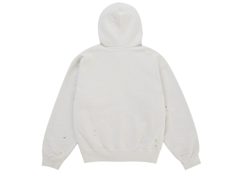 Supreme MM6 Maison Margiela Box Logo Zip Up Hooded Sweatshirt White