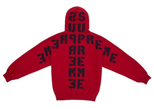 Supreme Mirrored Applique Hooded Sweatshirt