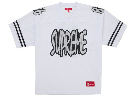 Supreme Reflective Football Jersey White