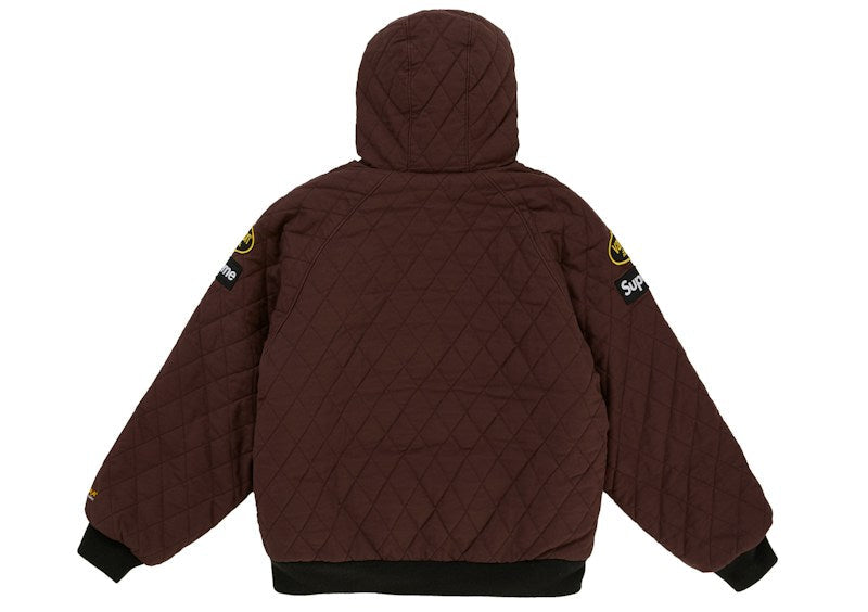 Supreme Vanson Leathers Reversible Quilted Hooded Jacket