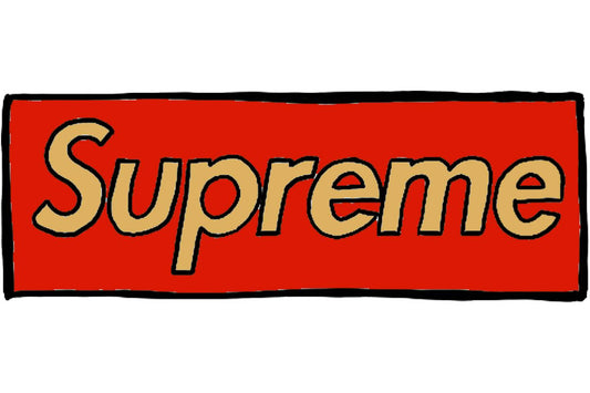 Supreme Woven Straw Mat Red