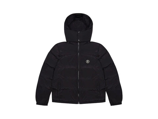 Trapstar Irongate Detachable Hooded Puffer Jacket Black