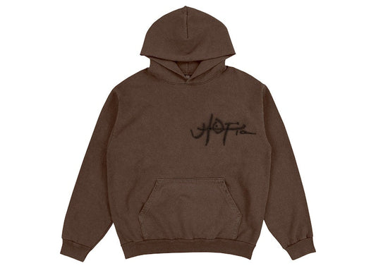 Travis Scott Utopia A2 Hooded Sweatshirt Brown