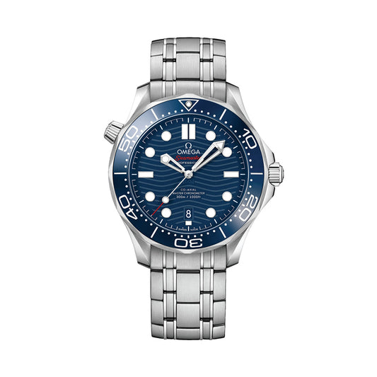 Omega Seamaster Diver 300M 42mm Watch - Blue on Bracelet