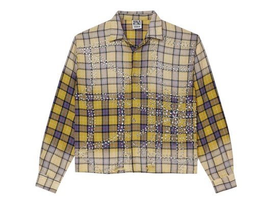 Vale Forever Lemonhead L/S Flannel Yellow/Blue